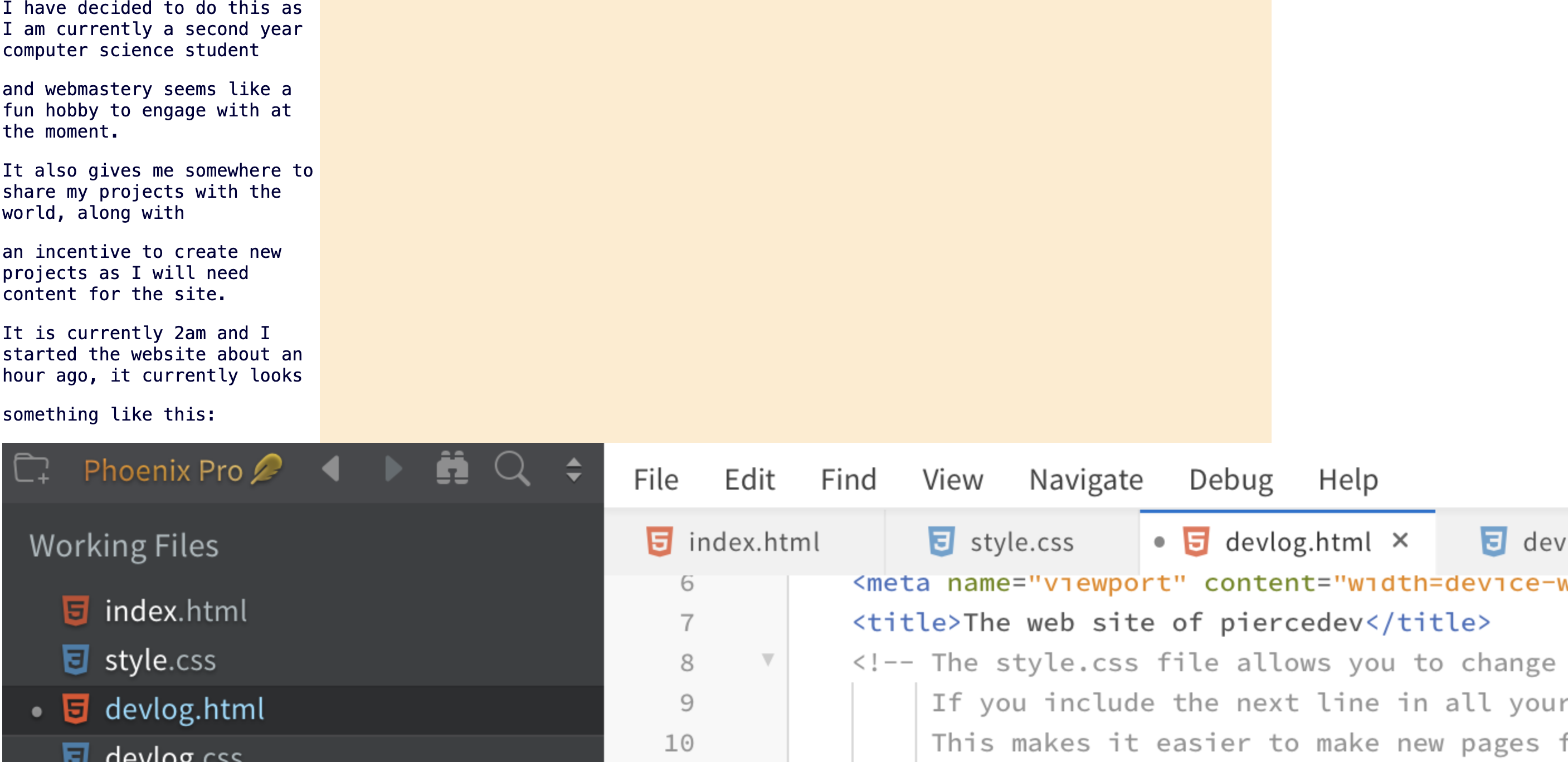 preview of the site, everything is jumbled about