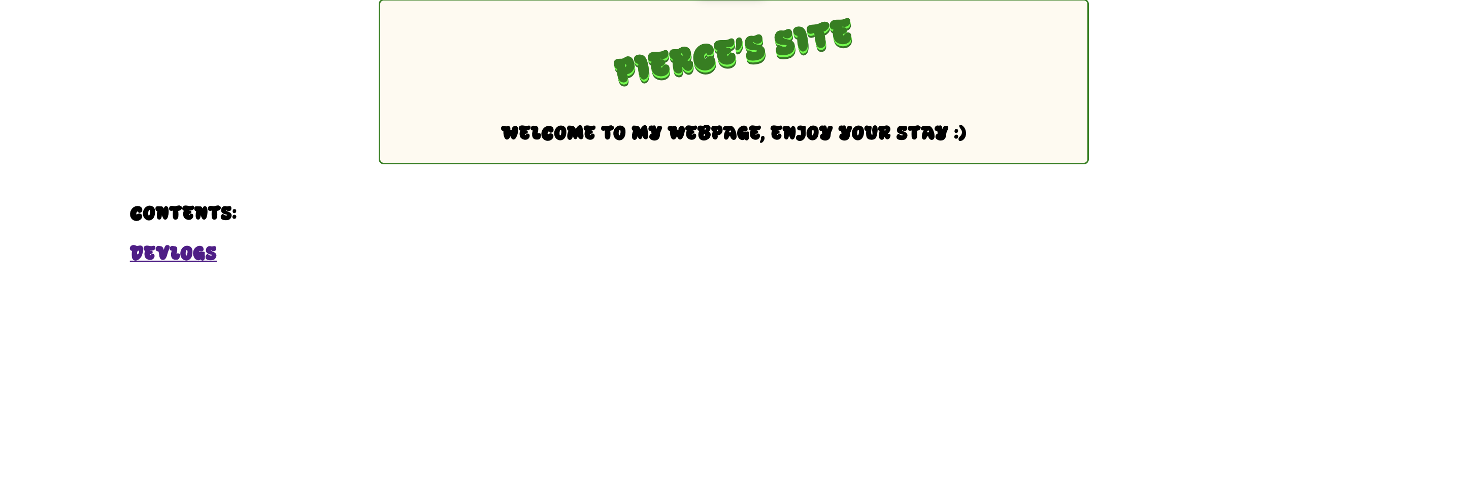 two elements organized in a grid layout. A title bar and a contents section.